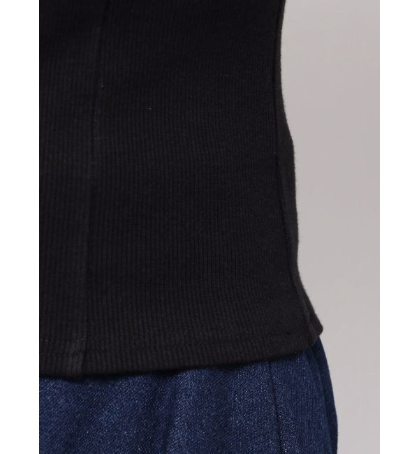 RESEXXY「ラッフルカラーリブトップス」|ニット・セーター|