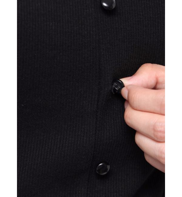 RESEXXY「ラッフルカラーリブトップス」|ニット・セーター|