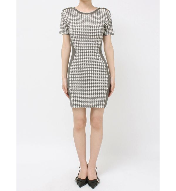 RESEXXY「ハウンドトゥースミニニットワンピース」|ワンピース|