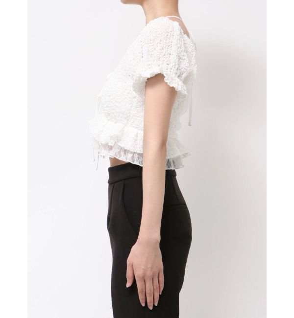 RESEXXY「レースドッキングフリルブラウス」|シャツ・ブラウス|