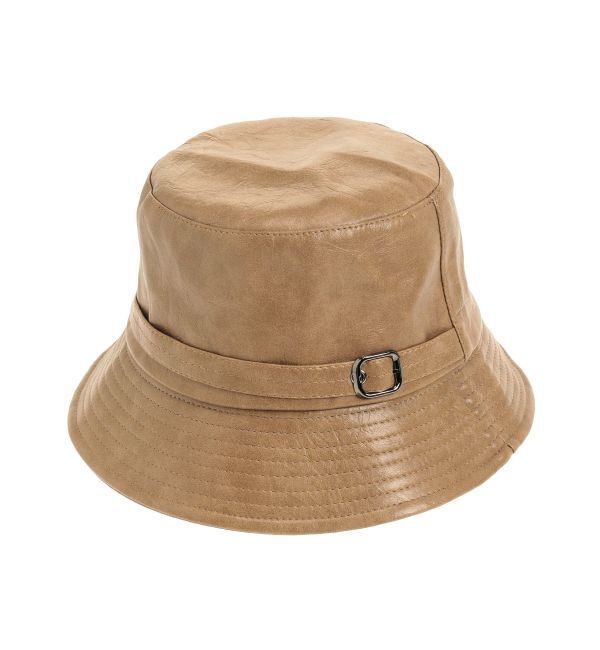 RESEXXY「フェイクレザーバケットハット」|ハット|