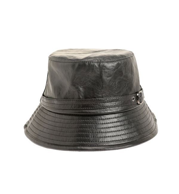 RESEXXY「フェイクレザーバケットハット」|ハット|