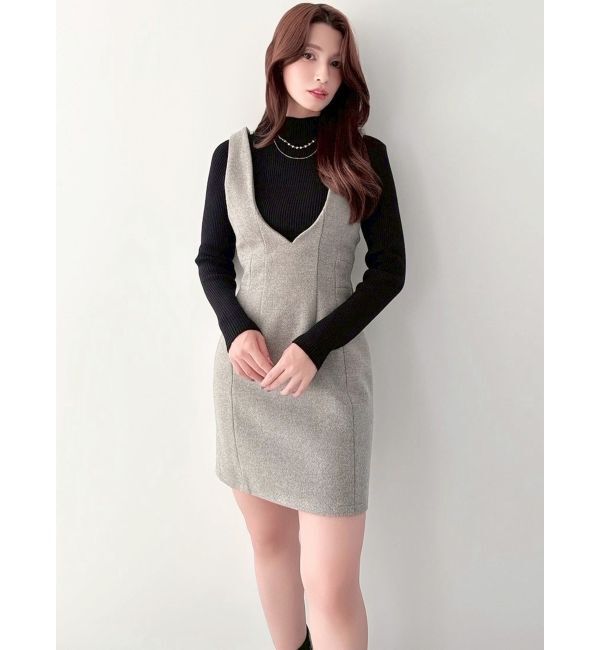 RESEXXY「コルセットミニジャンスカ【セットアップ着用可能】」|ジャンパースカート|