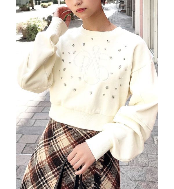 RESEXXY「ニュアンスロゴスウェットプルオーバー」|スウェット・ジャージ|イエロー