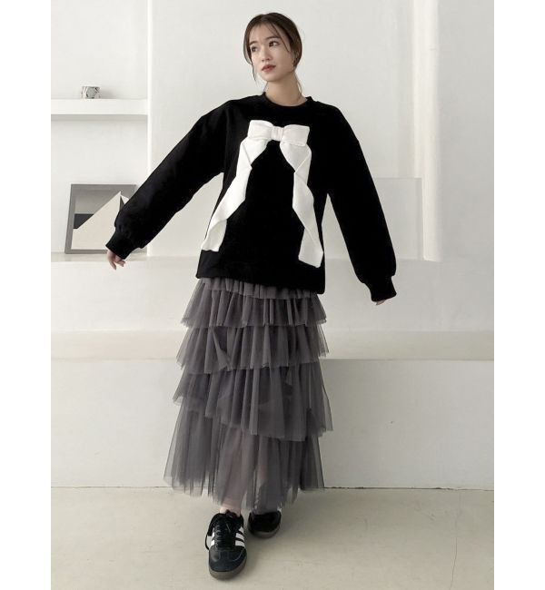 dazzlin「ティアードチュールスカート」|スカート|