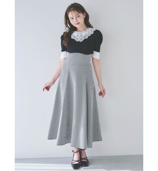 dazzlin「アソートコルセットフレアスカート」|スカート|