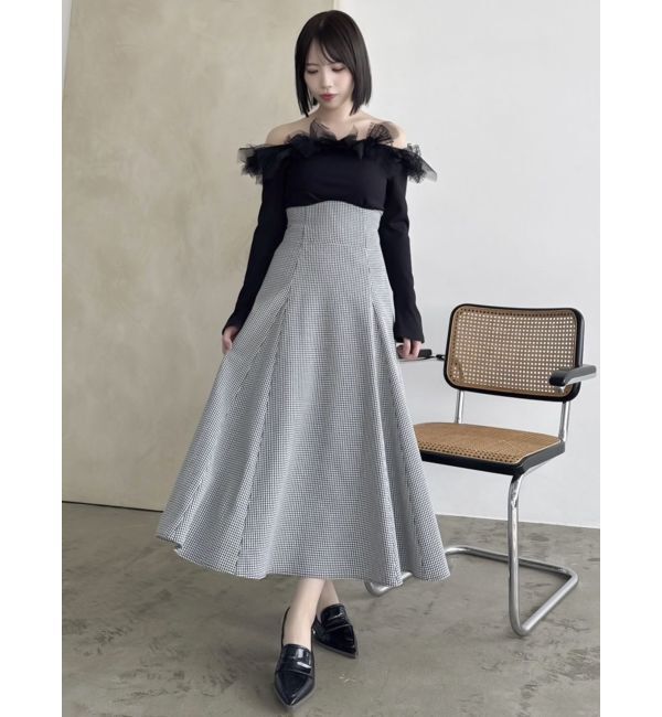 dazzlin「アソートコルセットフレアスカート」|スカート|