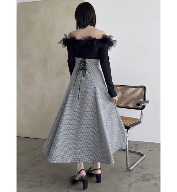 dazzlin「アソートコルセットフレアスカート」|スカート|