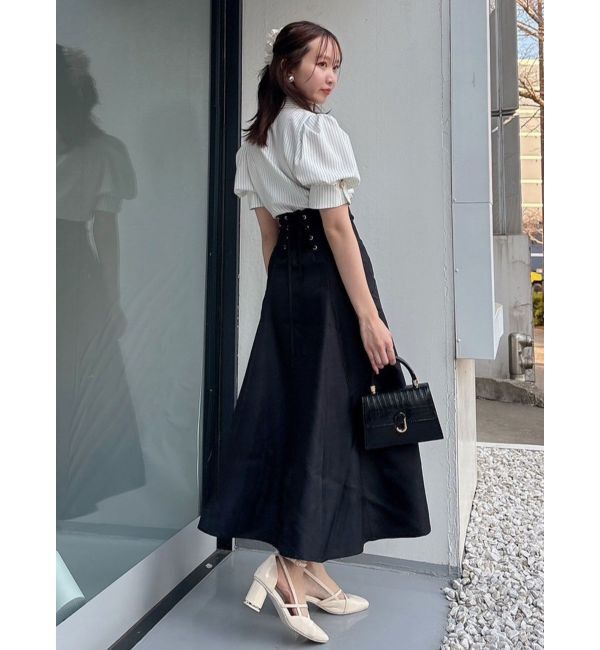 dazzlin「アソートコルセットフレアスカート」|スカート|