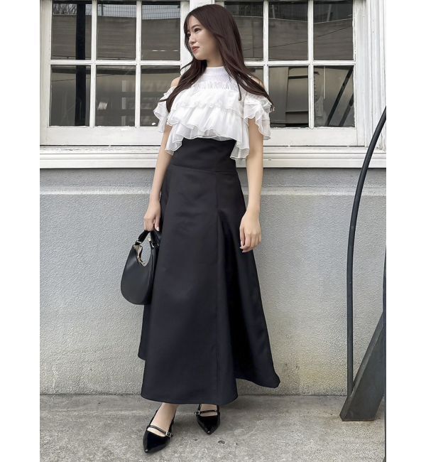 dazzlin「アソートコルセットフレアスカート」|スカート|