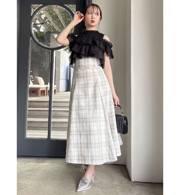 dazzlin「アソートコルセットフレアスカート」|スカート|