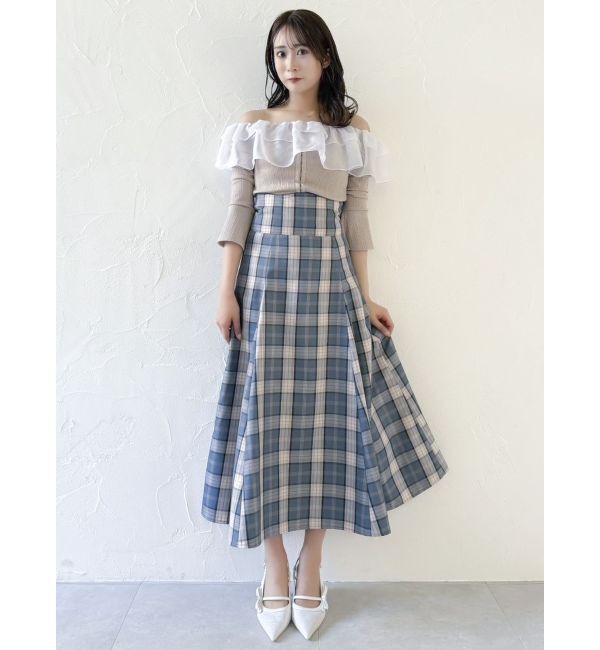 dazzlin「アソートコルセットフレアスカート」|スカート|