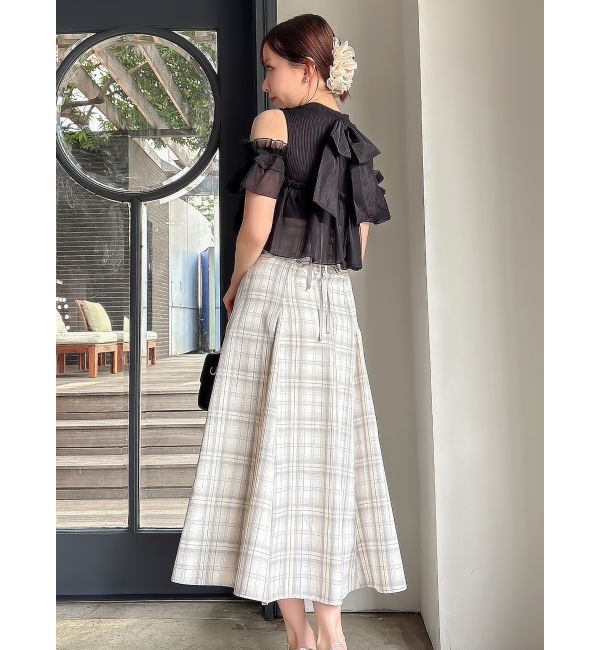 dazzlin「アソートコルセットフレアスカート」|スカート|