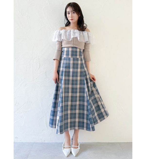 dazzlin「アソートコルセットフレアスカート」|スカート|