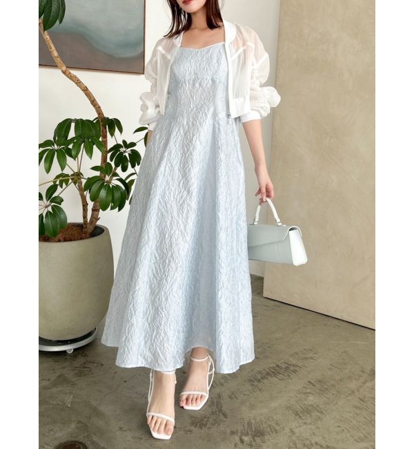 dazzlin「ドロストギャザーシアーブルゾン」|ブルゾン・スタジャン|