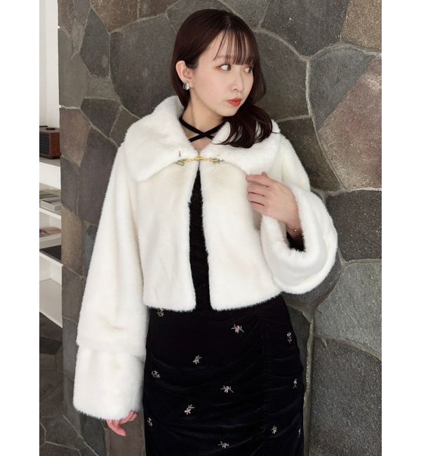 dazzlin「【20周年記念復刻！】ビットショートミンクライクファーコート」|その他|