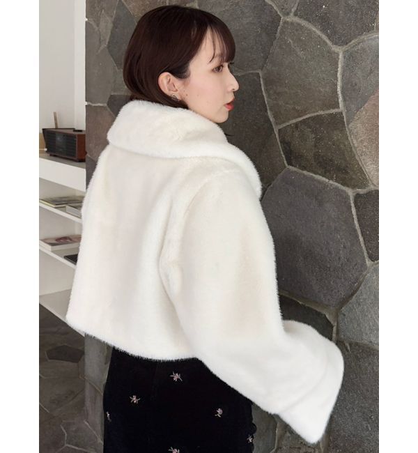 dazzlin「【20周年記念復刻！】ビットショートミンクライクファーコート」|その他|