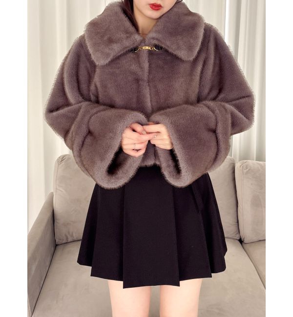 dazzlin「【20周年記念復刻！】ビットショートミンクライクファーコート」|その他|