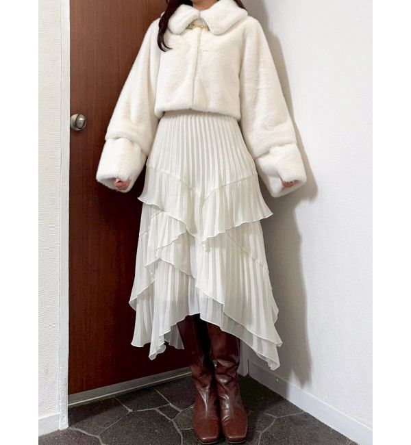 dazzlin「【20周年記念復刻！】ビットショートミンクライクファーコート」|その他|