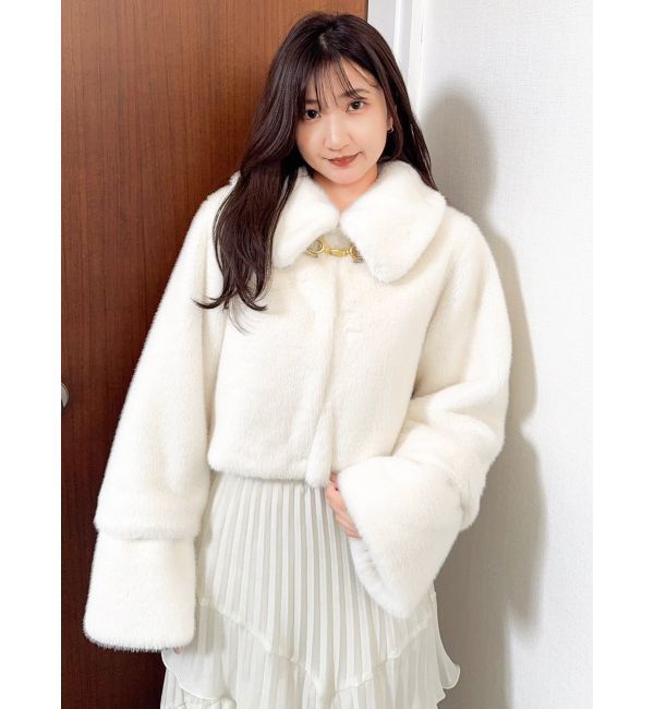 dazzlin「【20周年記念復刻！】ビットショートミンクライクファーコート」|その他|