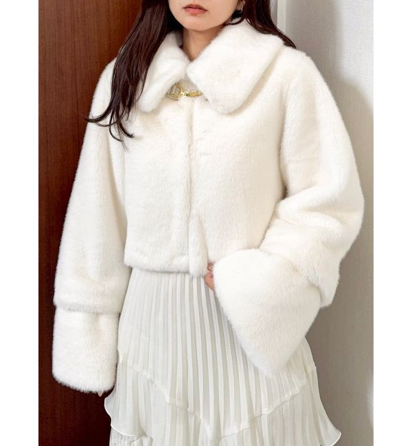 dazzlin「【20周年記念復刻！】ビットショートミンクライクファーコート」|その他|