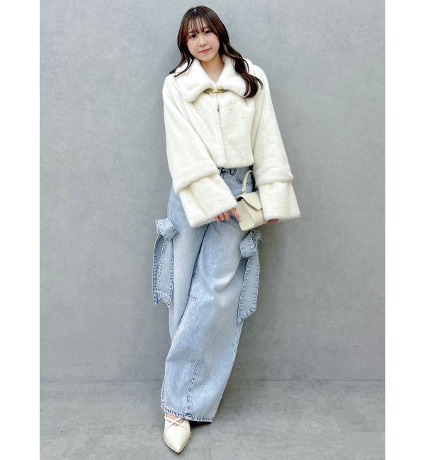 dazzlin「【20周年記念復刻！】ビットショートミンクライクファーコート」|その他|