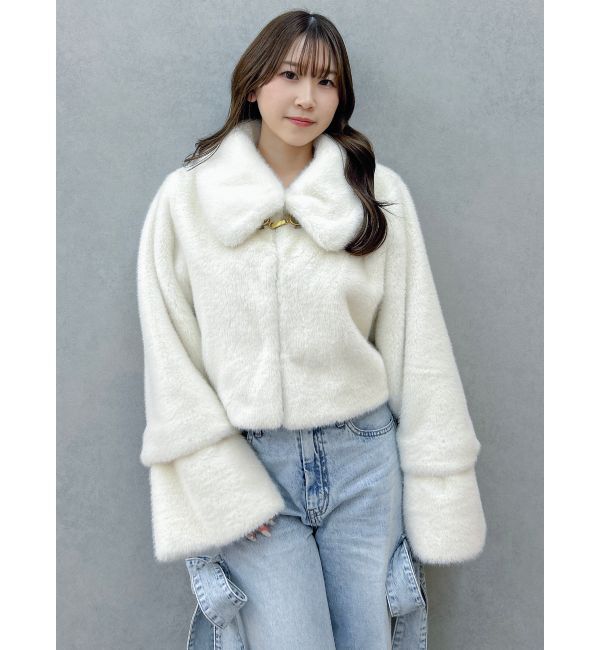 dazzlin「【20周年記念復刻！】ビットショートミンクライクファーコート」|その他|