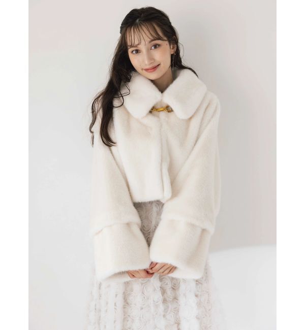 dazzlin「【20周年記念復刻！】ビットショートミンクライクファーコート」|その他|