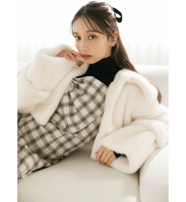 dazzlin「【20周年記念復刻！】ビットショートミンクライクファーコート」|その他|