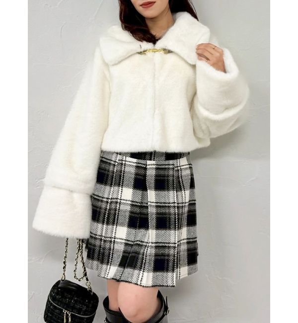 dazzlin「【20周年記念復刻！】ビットショートミンクライクファーコート」|その他|