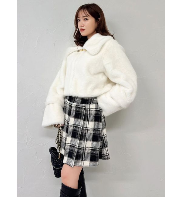 dazzlin「【20周年記念復刻！】ビットショートミンクライクファーコート」|その他|