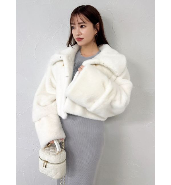 dazzlin「【20周年記念復刻！】ビットショートミンクライクファーコート」|その他|