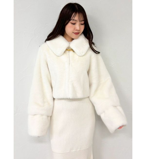 dazzlin「【20周年記念復刻！】ビットショートミンクライクファーコート」|その他|