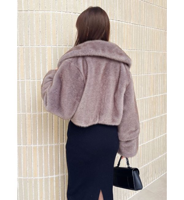 dazzlin「【20周年記念復刻！】ビットショートミンクライクファーコート」|その他|