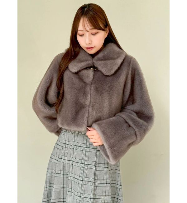 dazzlin「【20周年記念復刻！】ビットショートミンクライクファーコート」|その他|