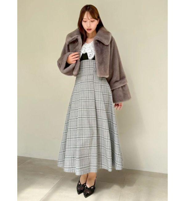 dazzlin「【20周年記念復刻！】ビットショートミンクライクファーコート」|その他|