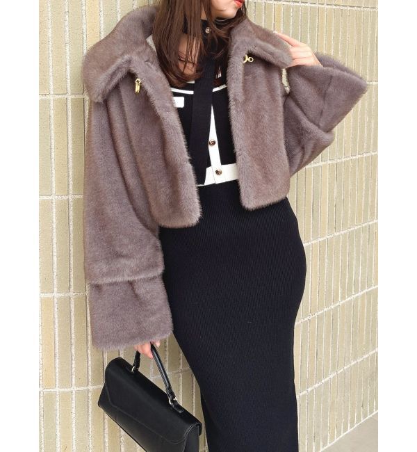 dazzlin「【20周年記念復刻！】ビットショートミンクライクファーコート」|その他|