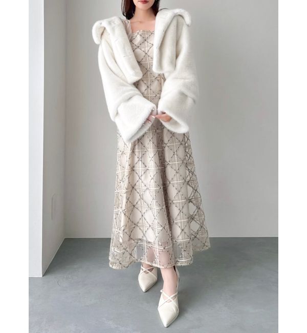 dazzlin「【20周年記念復刻！】ビットショートミンクライクファーコート」|その他|