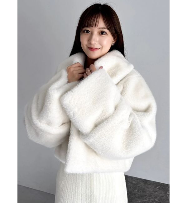 dazzlin「【20周年記念復刻！】ビットショートミンクライクファーコート」|その他|