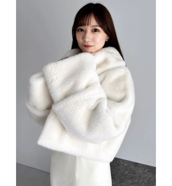 dazzlin「【20周年記念復刻！】ビットショートミンクライクファーコート」|その他|