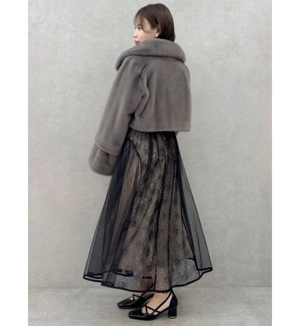 dazzlin「【20周年記念復刻！】ビットショートミンクライクファーコート」|その他|