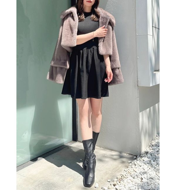 dazzlin「【20周年記念復刻！】ビットショートミンクライクファーコート」|その他|