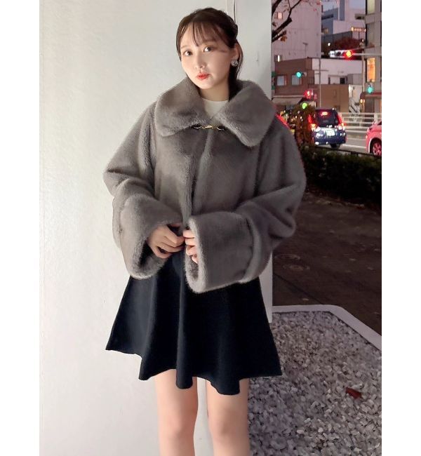 dazzlin「【20周年記念復刻！】ビットショートミンクライクファーコート」|その他|