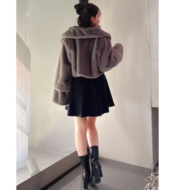 dazzlin「【20周年記念復刻！】ビットショートミンクライクファーコート」|その他|