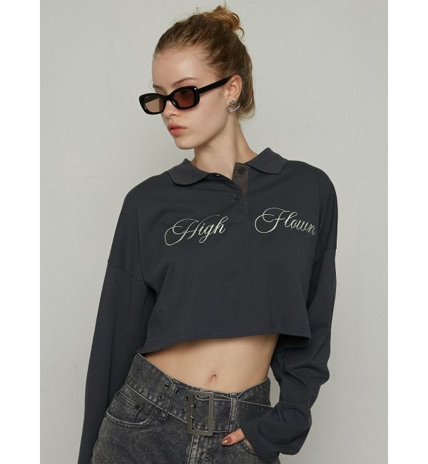 EMODA「グラフィカルポロロングTシャツ」|Tシャツ・カットソー|