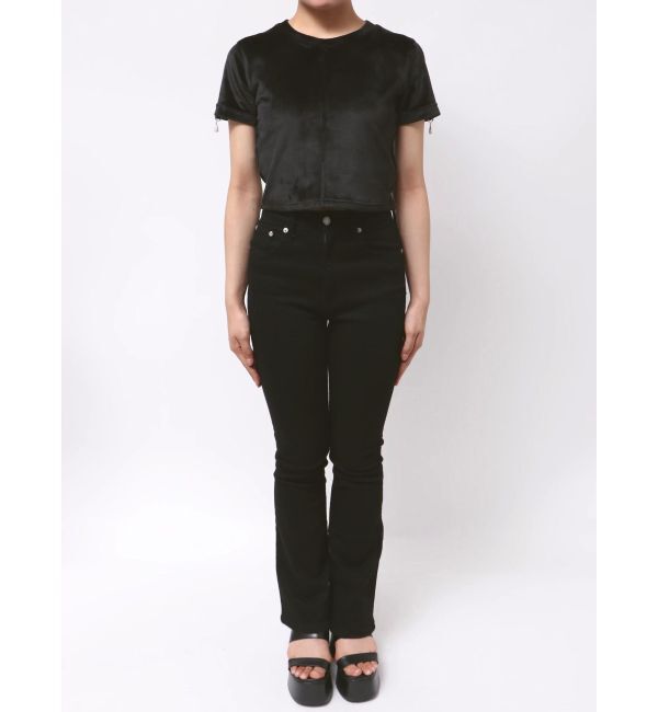 EMODA「アイレットパールベロアTシャツ」|Tシャツ・カットソー|