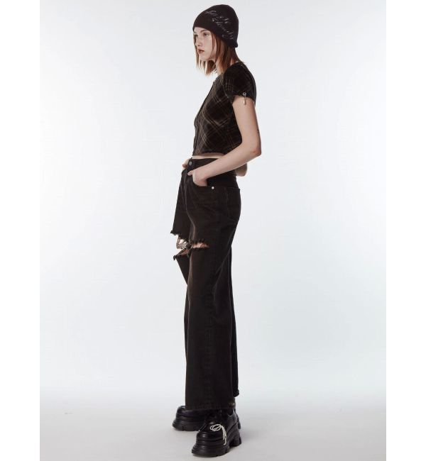 EMODA「アイレットパールベロアTシャツ」|Tシャツ・カットソー|