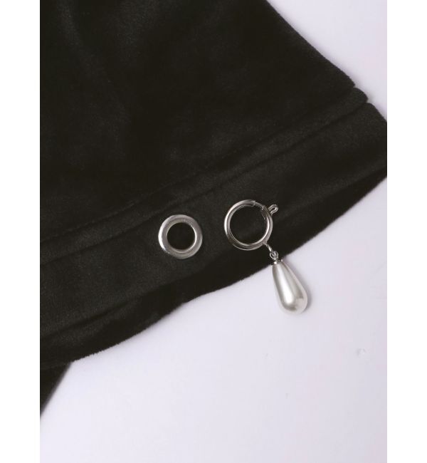 EMODA「アイレットパールベロアTシャツ」|Tシャツ・カットソー|