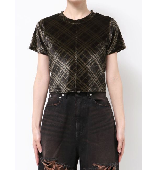 EMODA「アイレットパールベロアTシャツ」|Tシャツ・カットソー|ライトミックス