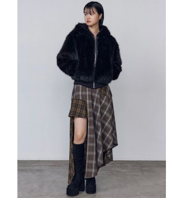 EMODA「アシンメトリードッキングスカート」|スカート|